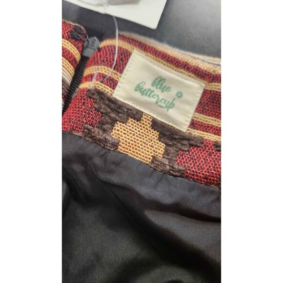 Blue buttercup Aztec skirt - Picture 4 of 5